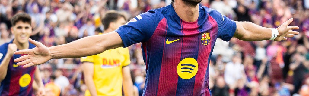 西甲-9分领跑！费兰双响亚马尔1射2传 巴萨4-1西班牙人